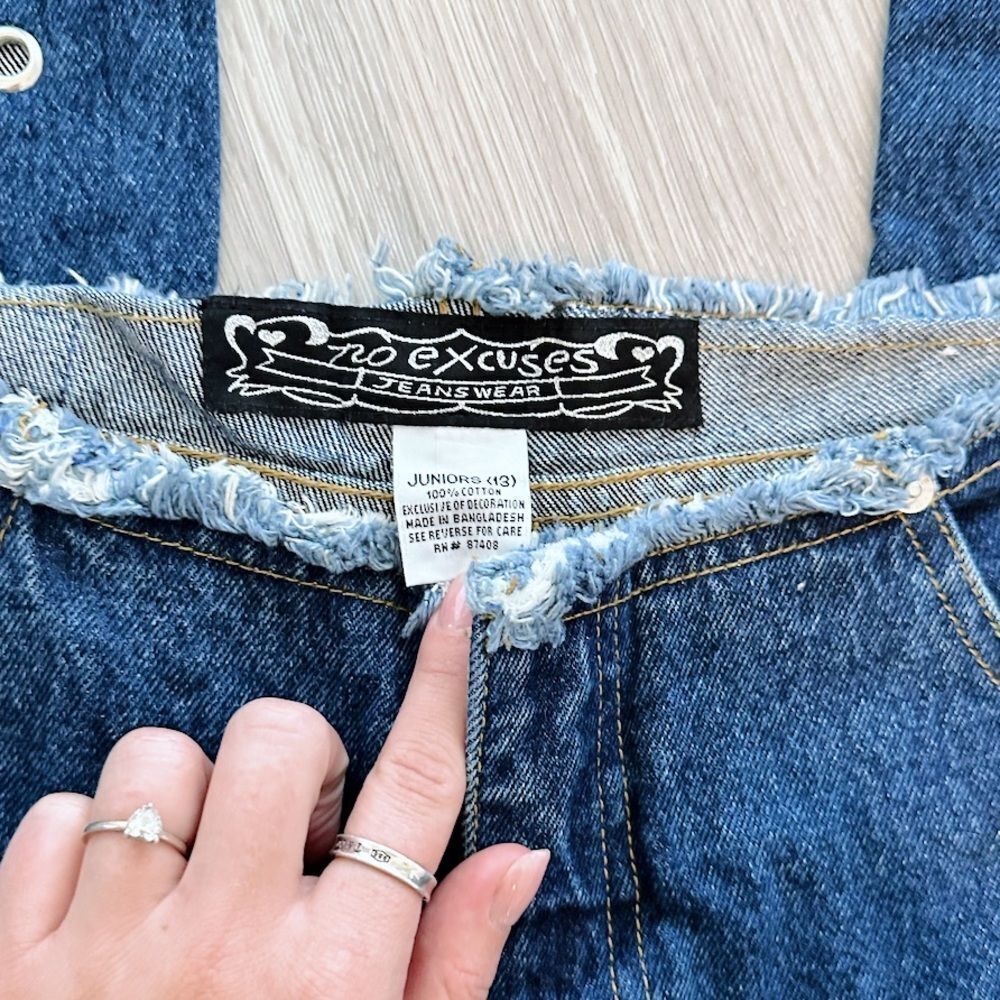 Vintage Blue Flare Jeans Y2K - Picture 3 of 4